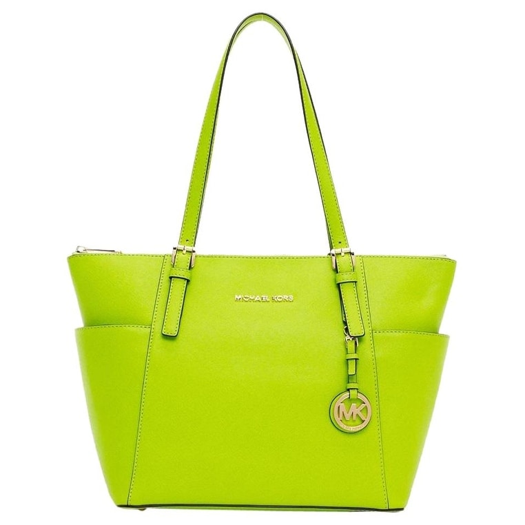 michael kors lime green purse
