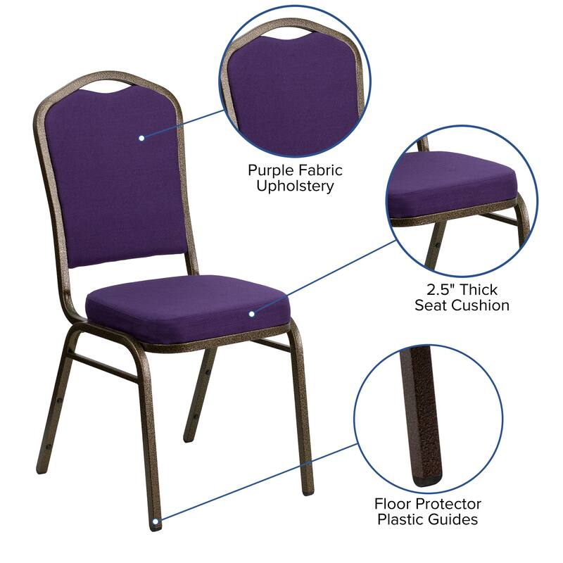 Crown Back Stacking Banquet Chair