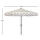preview thumbnail 14 of 18, SAFAVIEH Valance 9-Foot Outdoor UV Resistant Round Crank Tilt Patio Umbrella