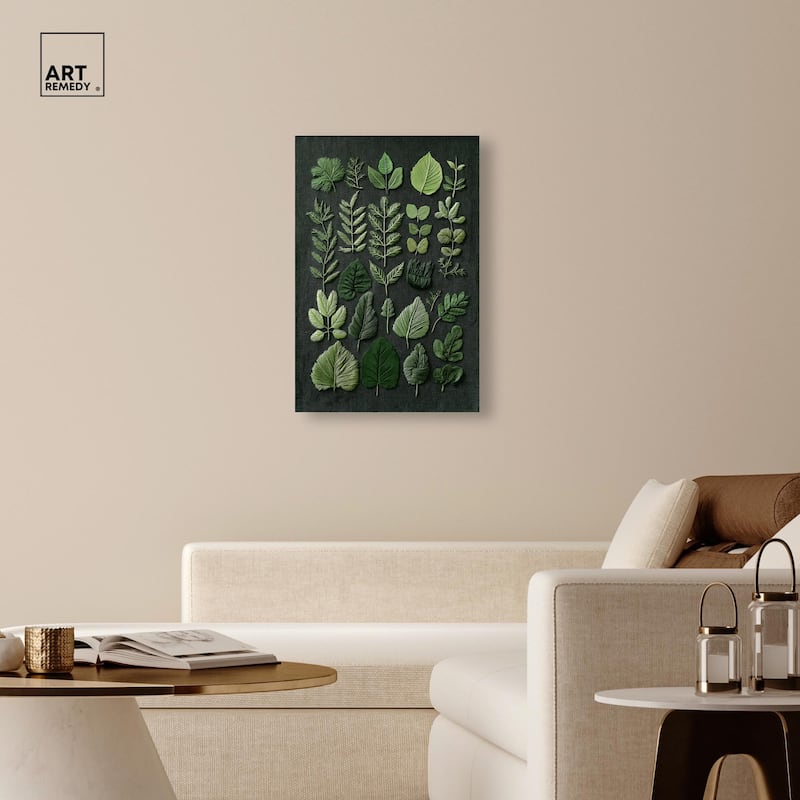 Leaf Library III Canvas by Art Remedy, Gallery Wrapped