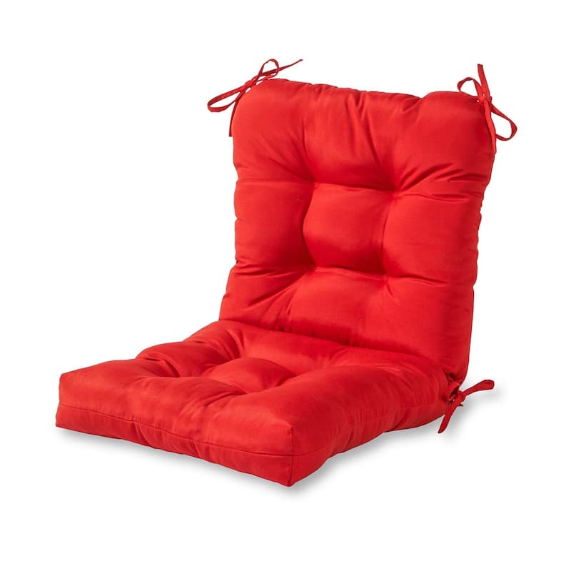 Salsa Outdoor Red Seat/ Back Chair Cushion (Cushion Only)