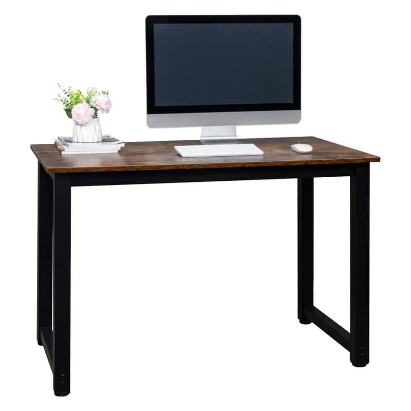 43" Decent High Strength Wooden Computer Desk Oak