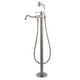 preview thumbnail 7 of 13, Kingston Brass Paris Freestanding Tub Faucet with Hand Shower Brushed Nickel