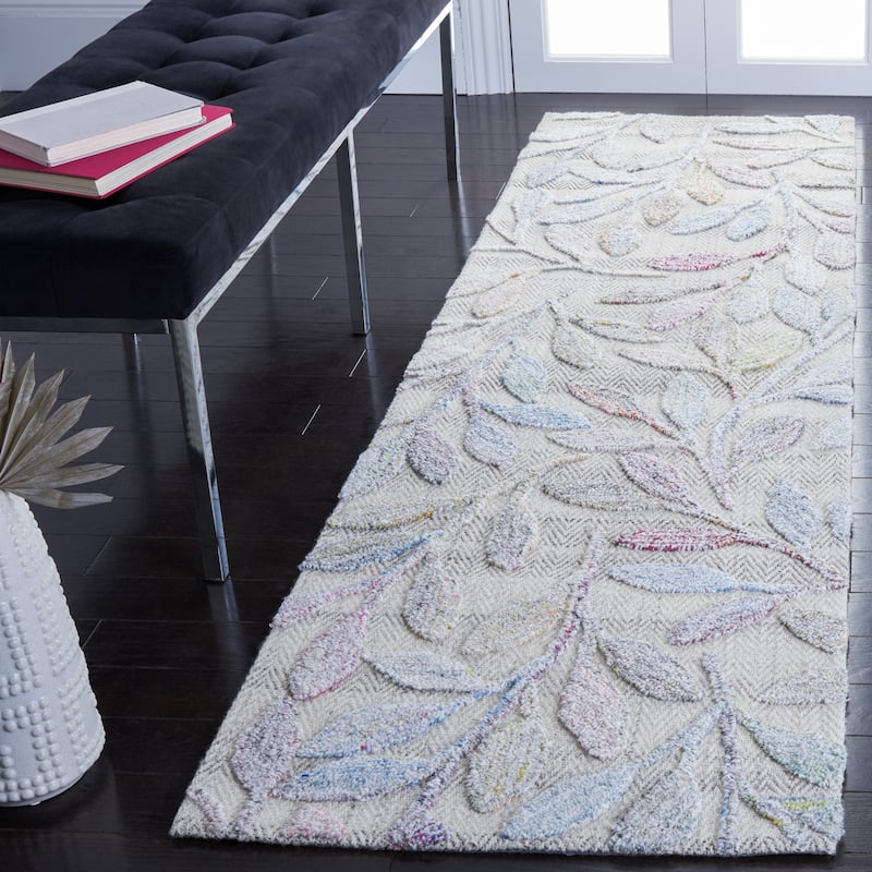 SAFAVIEH Handmade Southampton Kelsea Wool Rug - 2'3" x 8' Runner - Purple/Blue