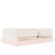 preview thumbnail 55 of 124, Bonwell Upholstered Teddy Fleece Montessori Floor Bed with Half-Enclosed & Curved Guardrails for Kids by GDFStudio
