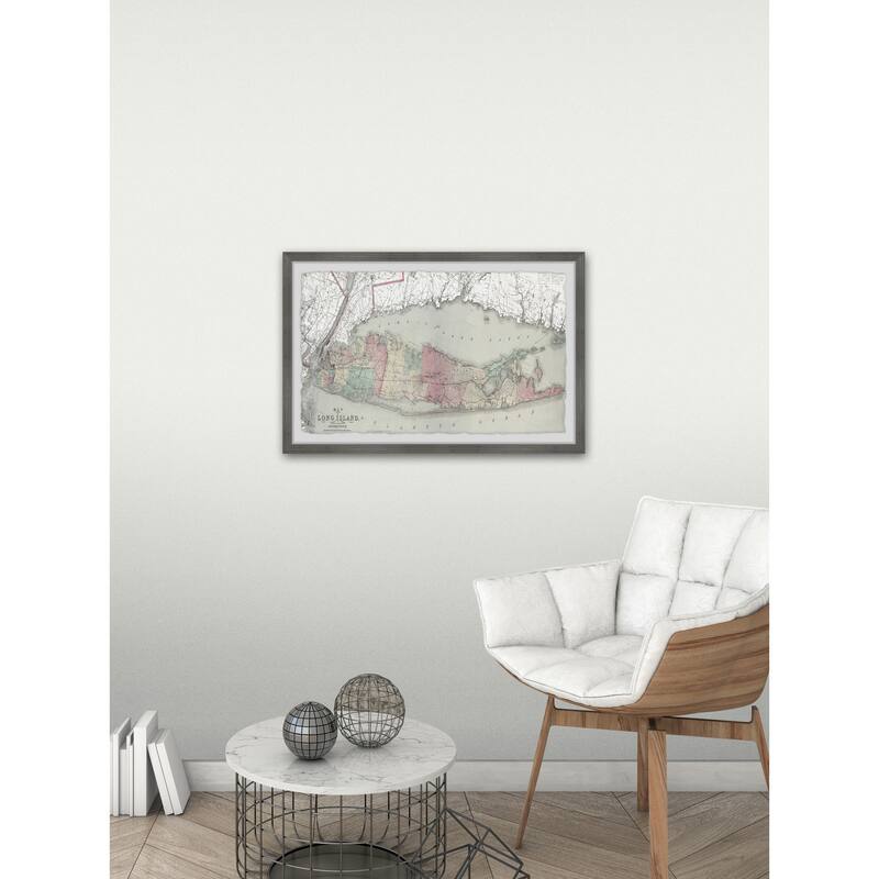 'Long Island' Framed Painting Print