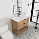 preview thumbnail 23 of 49, Plywood Freestanding Bathroom Vanity Set with Integrated Sink