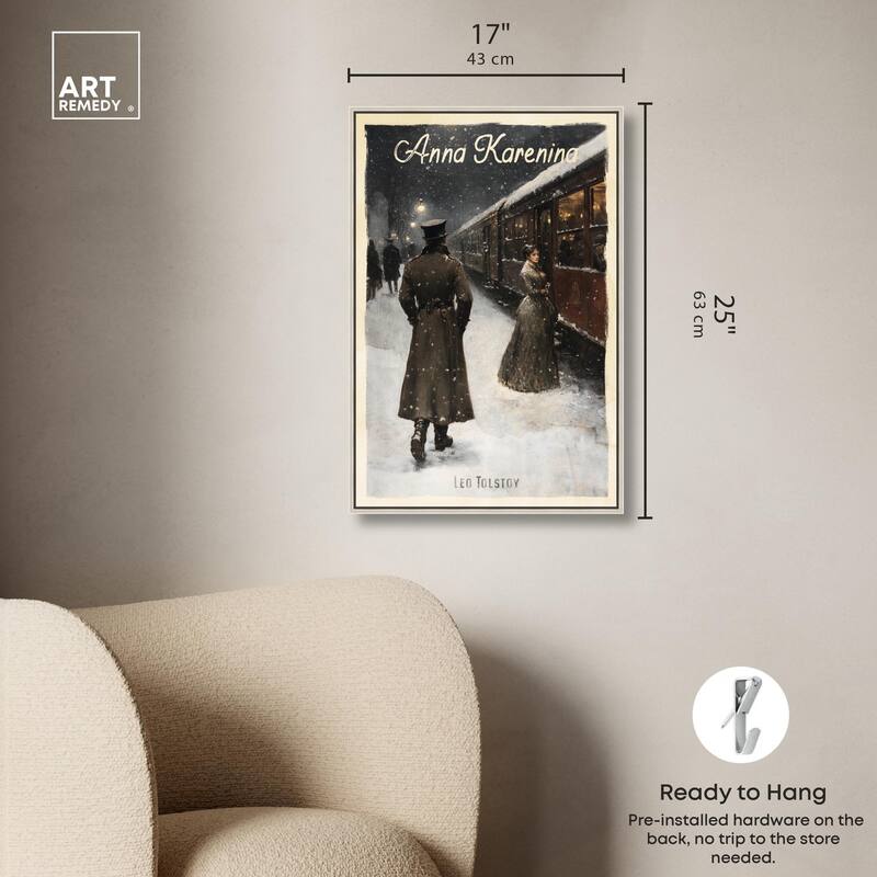 Anna Karenina Canvas by Art Remedy