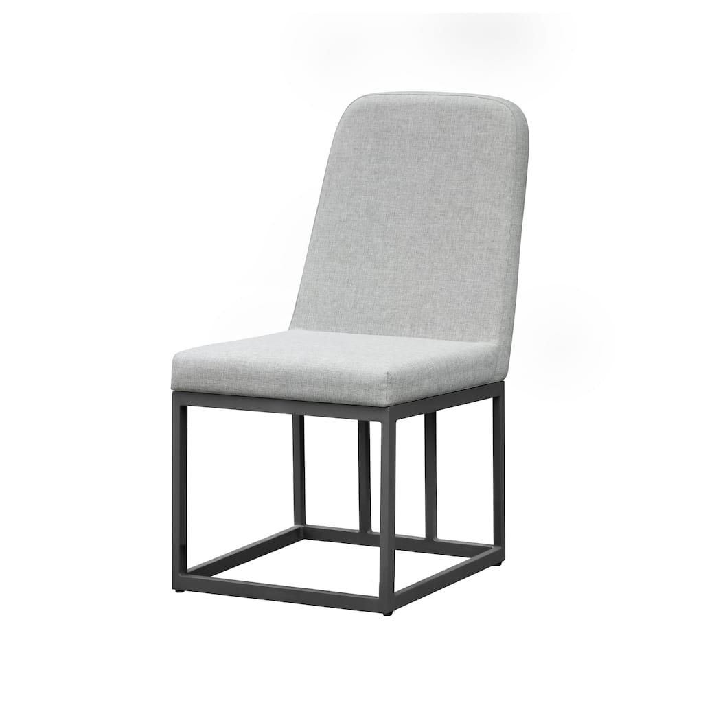 Navarro Outdoor Upholstered Dining Chair, Mocha (Set of 2)