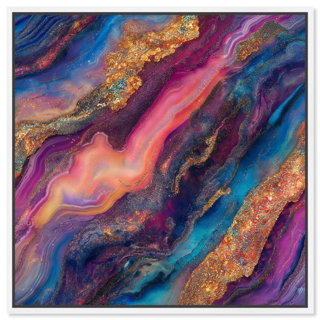 Glittering Spectrum III Canvas by Art Remedy