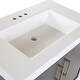 preview thumbnail 9 of 35, Spring Mill Cabinets 30" Darya Bathroom Vanity With 2-Doors, 1 Drawer, and White Sink Top