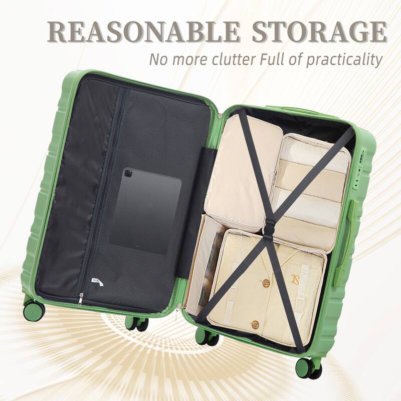 Fashion Luggage Lightweight Luggage, 3-Piece Set with Universal Wheels and Telescopic Handle, for Boarding and Travel