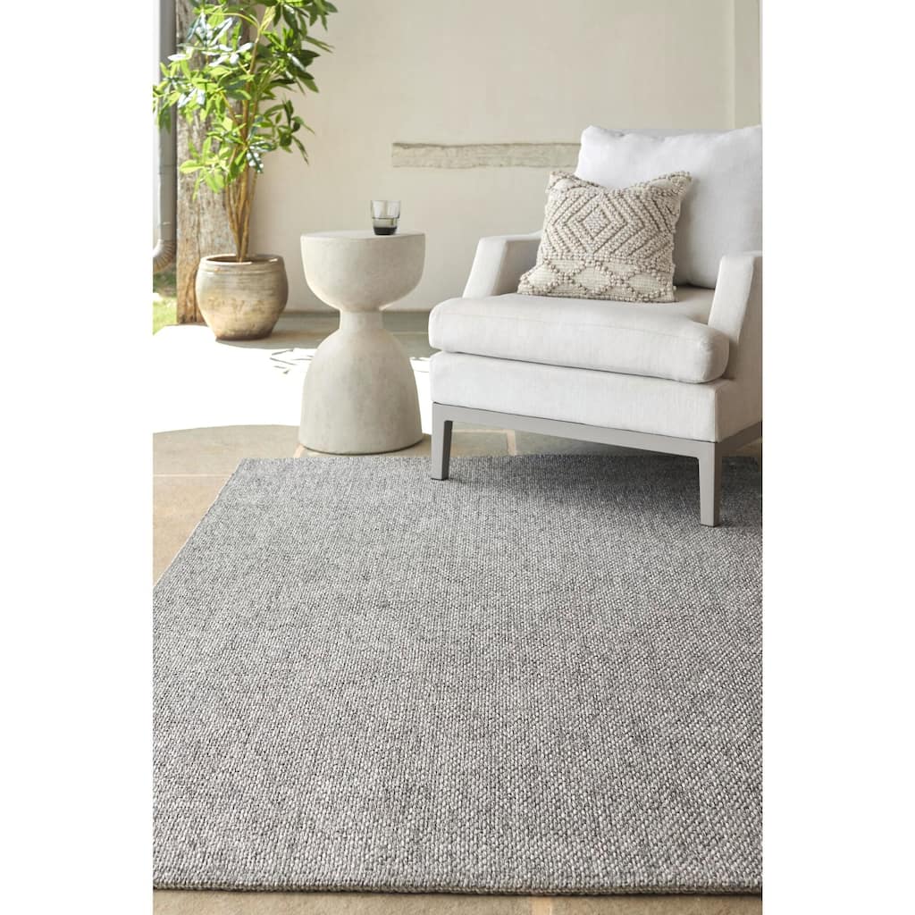 Becki Owens x Livabliss Birdie Neutral Outdoor Area Rug.