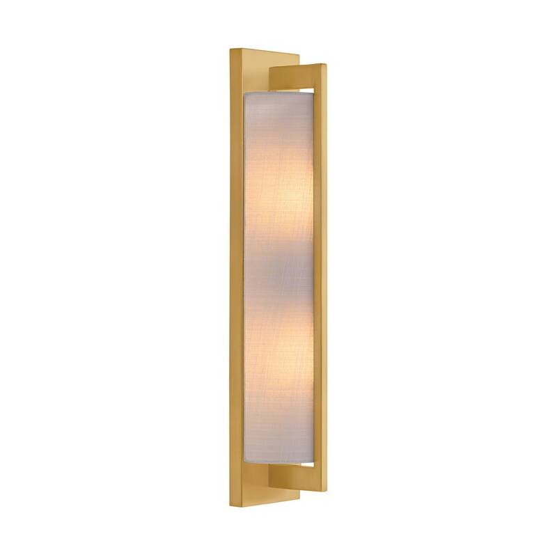 Newell 2-Light Wall Sconce in Warm Brass
