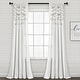 preview thumbnail 11 of 77, Lush Decor Boho Pom Pom Tassel Linen Window Curtain Panel (Single) 52"W x 84"L - Off White