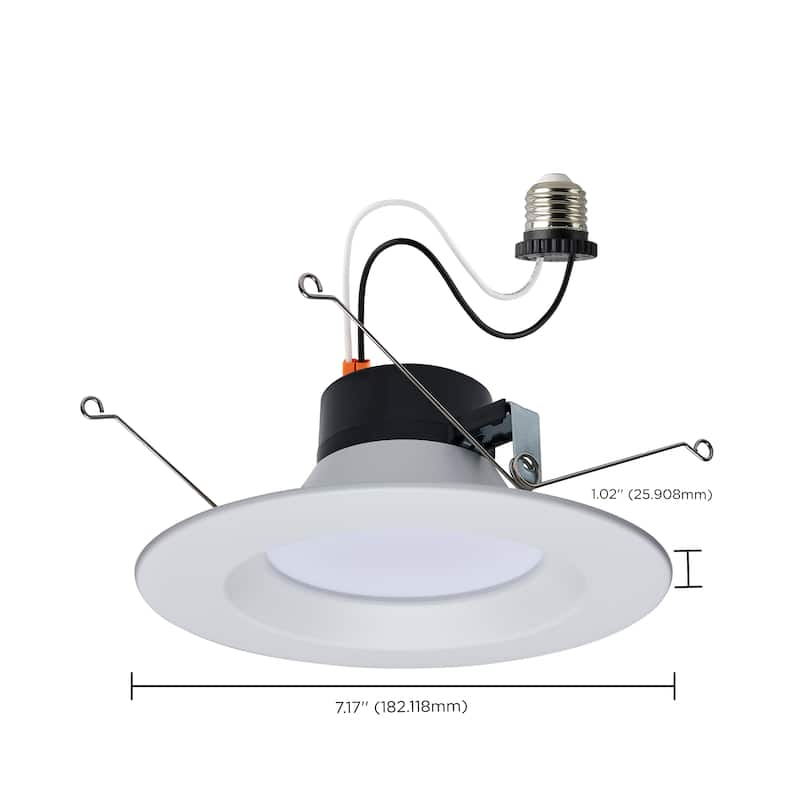Starfish 11W LED Retrofit Downlight 5-6 Inch RGBTW Round White