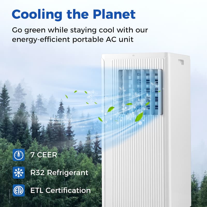 Gymax 10000 BTU 4-in-1 Portable Air Conditioner Standing Air Cooler w/