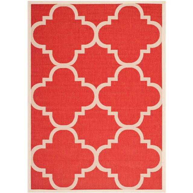 SAFAVIEH Courtyard Maryanne Indoor/ Outdoor Waterproof Patio Backyard Rug