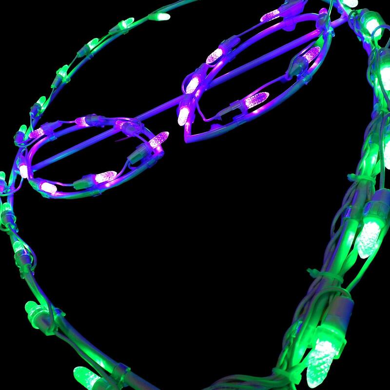 Halloween LED Alien Waving 48in