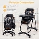 preview thumbnail 13 of 19, Babyjoy Baby High Chair with Wheel Folding Baby Dining Chair - See Details