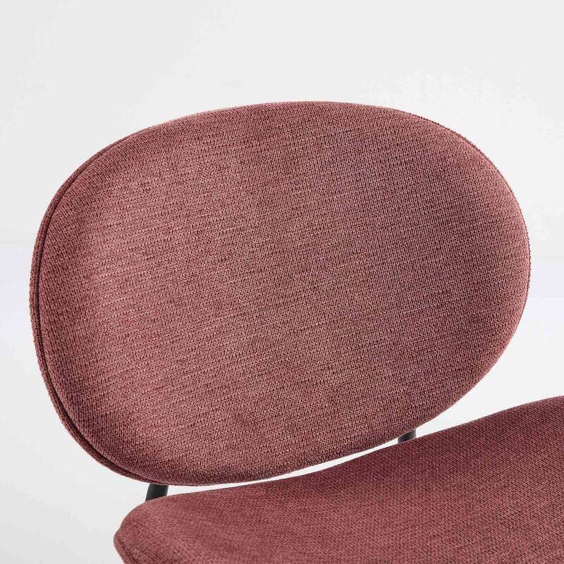 Mid-Century Modern Shell Accent Chair with Tripod Base in Walnut Finish