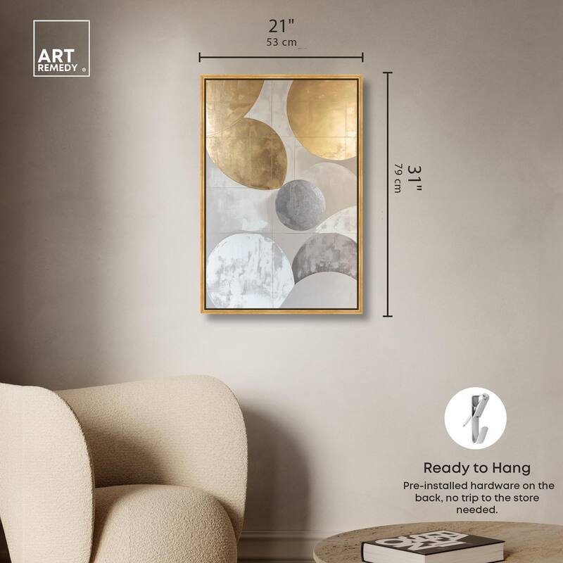 Golden Sequence II Canvas by Art Remedy