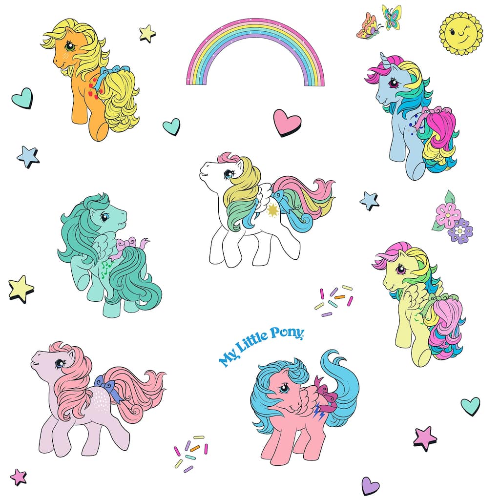 RoomMates My Little Pony Retro Characters Wall Decals