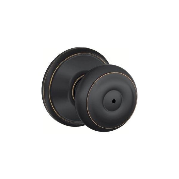Schlage F40-GEO Georgian Privacy Door Knob Set