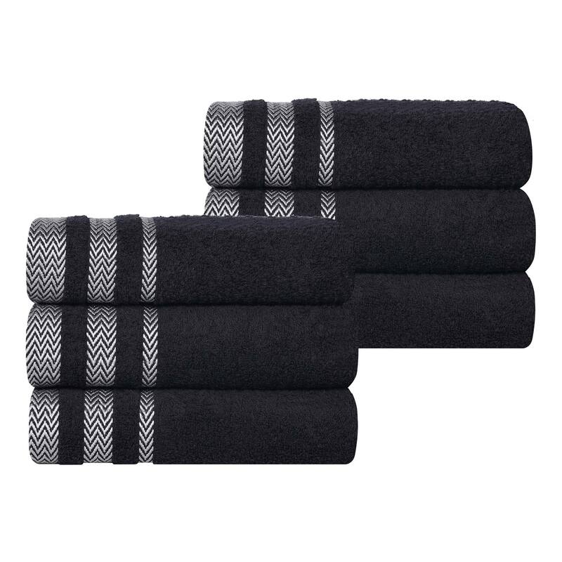 Superior Hays Cotton Soft Medium Weight Hand Towel Set of 6