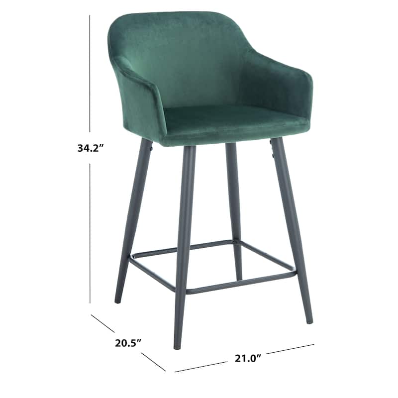 SAFAVIEH Lillia 24-inch Counter Stool - 21" x 20.5" x 34.2" - 21Wx21Dx25H