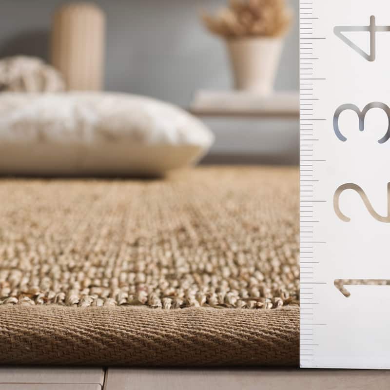 SAFAVIEH Natural Fiber Zymryd Basketweave Seagrass Rug