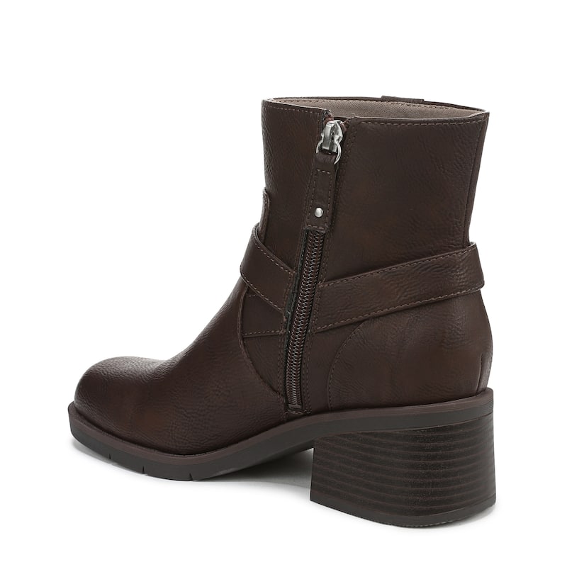 Dr. Scholl's Women's Janis Faux Leather Moto Bootie