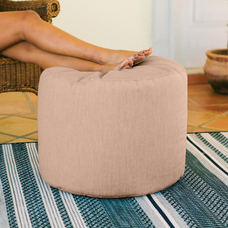 Jaxx Sunbrella Patio Bean Bag Pouf Ottoman