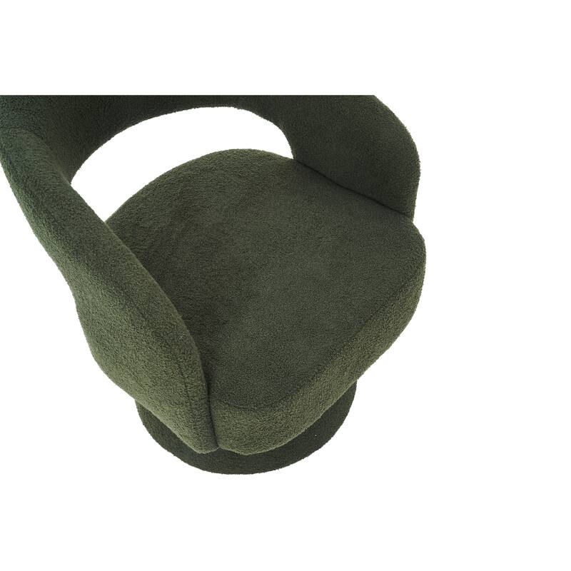 Round Barrel Chair in Fabric