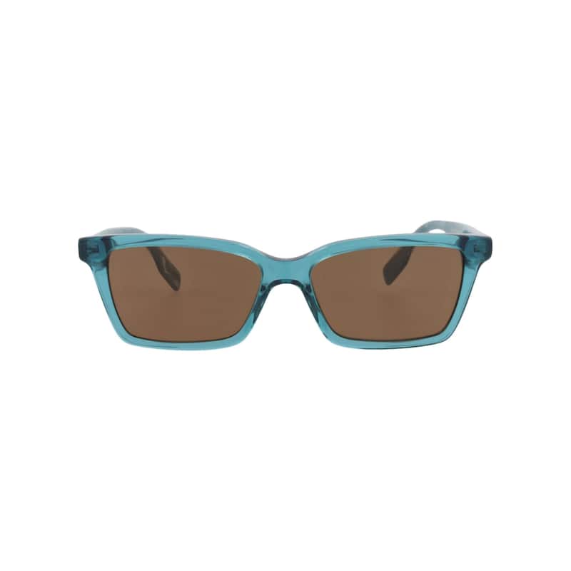 McQ Alexander McQueen Square-Frame Acetate Sunglasses - Blue Blue Brown - Blue - Brown Lens