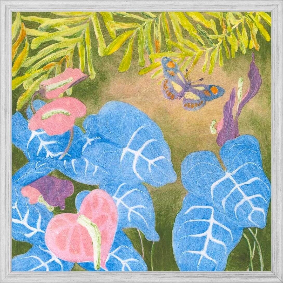 Shop Easy Art Prints Carolyn Roth S Tropical Monotype Vi Premium
