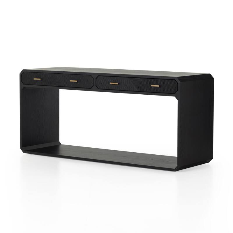 Shelley Console Table-Black Ash