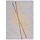 preview thumbnail 24 of 29, SAFAVIEH Odyssey Vandna Mid-Century Modern Rug 4' x 6' - Grey/Gold - Rectangle