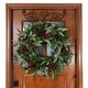 preview thumbnail 2 of 6, 30 in. Lighted Christmas Wreath - Christmas Woods - 30 Inch