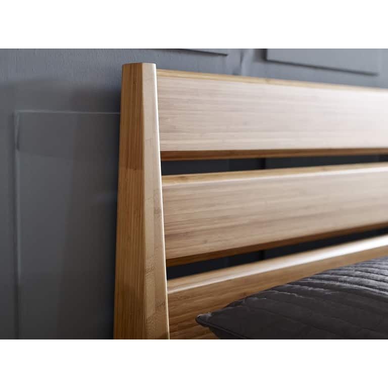 Tristan King Platform Bed, Golden