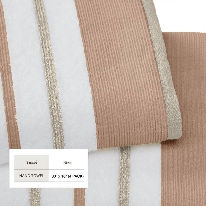 Linery & Co. Luxury Cotton Decorative Towel Set.