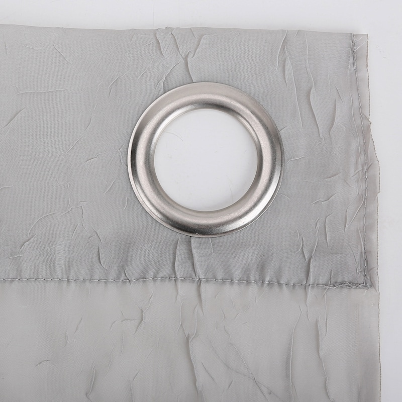 No. 918 Erica Crushed Voile Sheer Grommet Curtain Panel, Single Panel