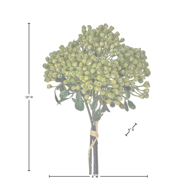 13" Cottage Berry Bundle Set of 2