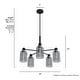 preview thumbnail 3 of 14, Hunter Lochemeade 5 Light Chandelier - Dining Room, Living Room, Entry - Modern Farmhouse, Industrial, Contemporary