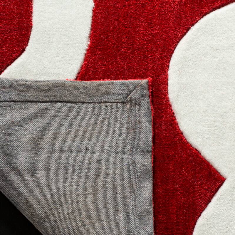 SAFAVIEH Handmade Modern Art Meene Modern Polyester Rug