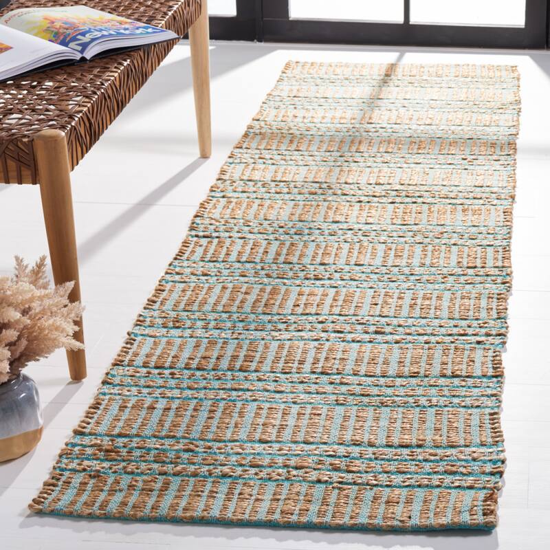 SAFAVIEH Handmade Natural Fiber Marharita Geometric Seagrass Rug