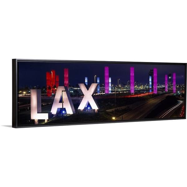 Shop Los Angeles Intl Airport Los Angeles Ca Black Float Frame