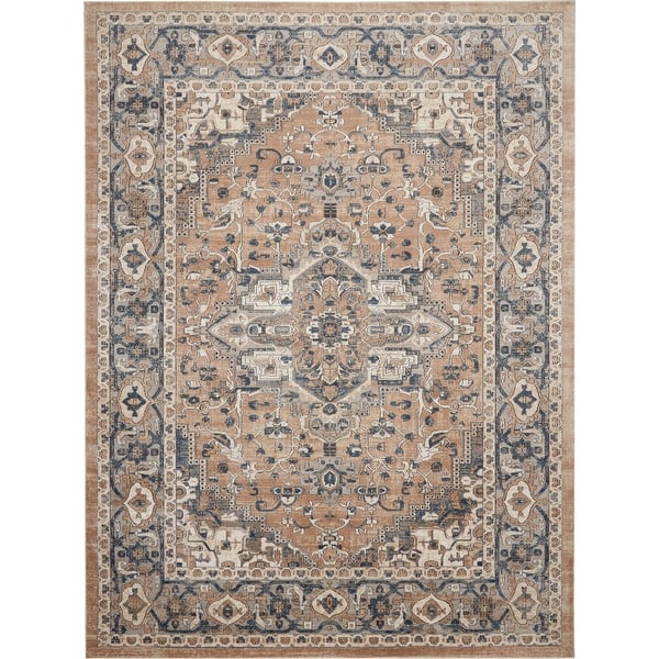 slide 2 of 19, Nourison Concerto Classic Persian Medallion Area Rug. 10' x 14' - Beige/Gray