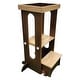preview thumbnail 28 of 56, Little Partners® Explore 'N Store Learning Tower® Brown