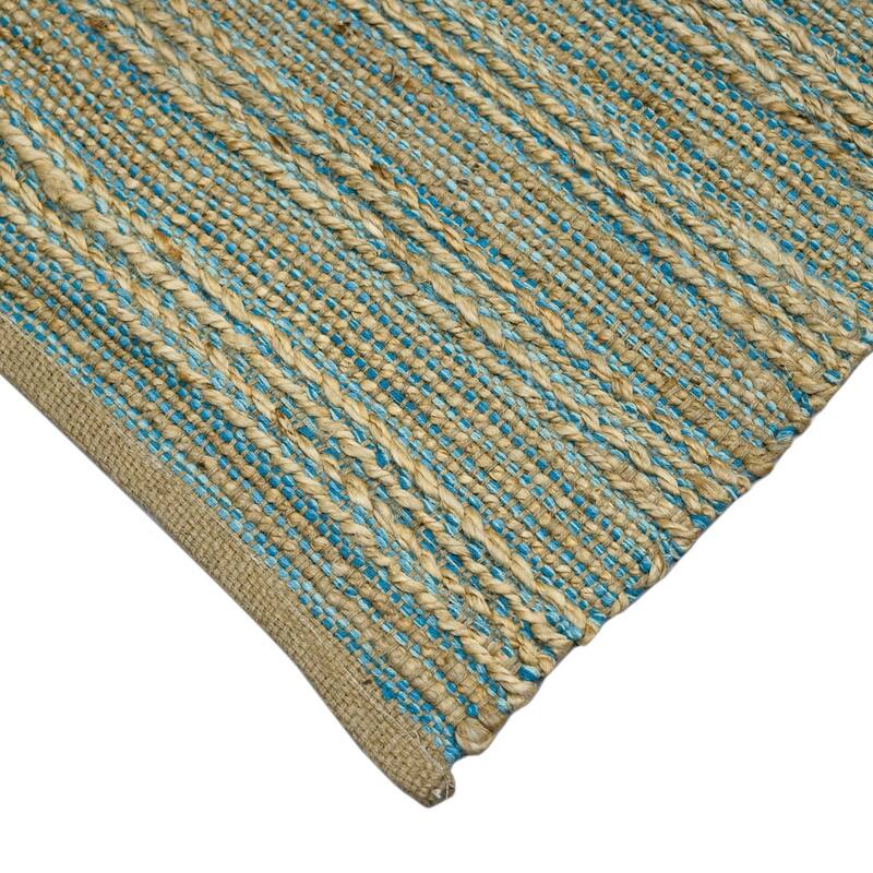 HomeRoots Striped Lodge Rectangle Area Rug - 60.00 in. x 36.00 in. x 0.20 in.
